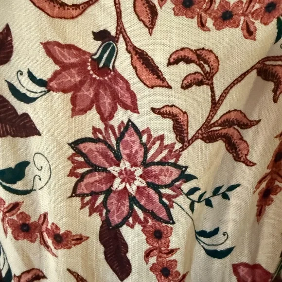 Torrid Woman’s Plus Size Longsleeve Pink Floral Blouse Babydoll Top 4X - Picture 11 of 13